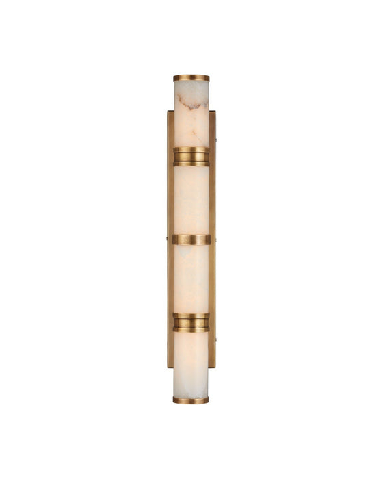 Currey and Company - 5800-0079 - LED Wall Sconce - Brenham - Natural/Vintage Brass