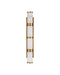 Currey and Company - 5800-0079 - LED Wall Sconce - Brenham - Natural/Vintage Brass