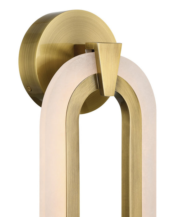 Currey and Company - 5900-0060 - LED Wall Sconce - Aurora - Natural/Polished Antique Brass