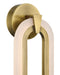 Currey and Company - 5900-0060 - LED Wall Sconce - Aurora - Natural/Polished Antique Brass