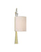 Currey and Company - 5900-0061 - One Light Wall Sconce - Trillium - Clear/Brass