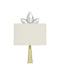Currey and Company - 5900-0061 - One Light Wall Sconce - Trillium - Clear/Brass