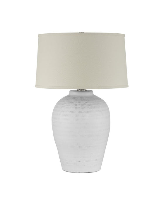 Currey and Company - 6000-1030 - One Light Table Lamp - Dashwell - White