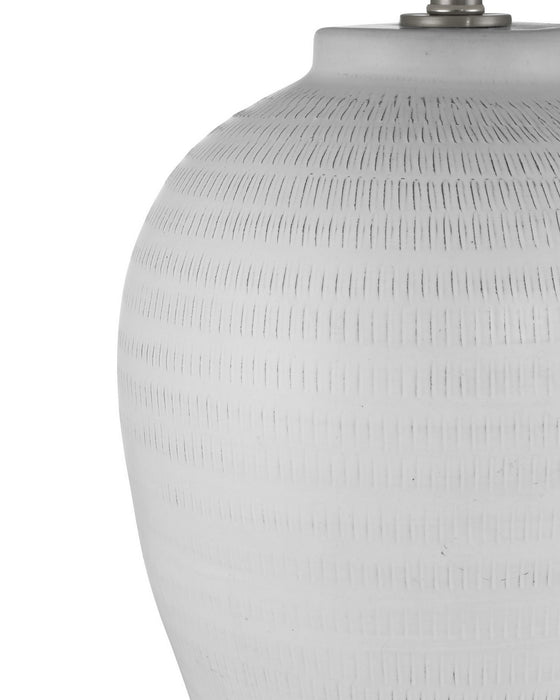 Currey and Company - 6000-1030 - One Light Table Lamp - Dashwell - White