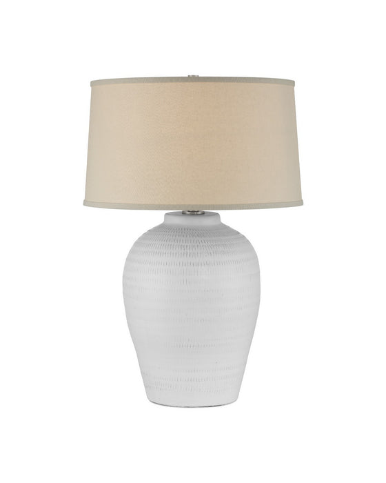 Currey and Company - 6000-1030 - One Light Table Lamp - Dashwell - White