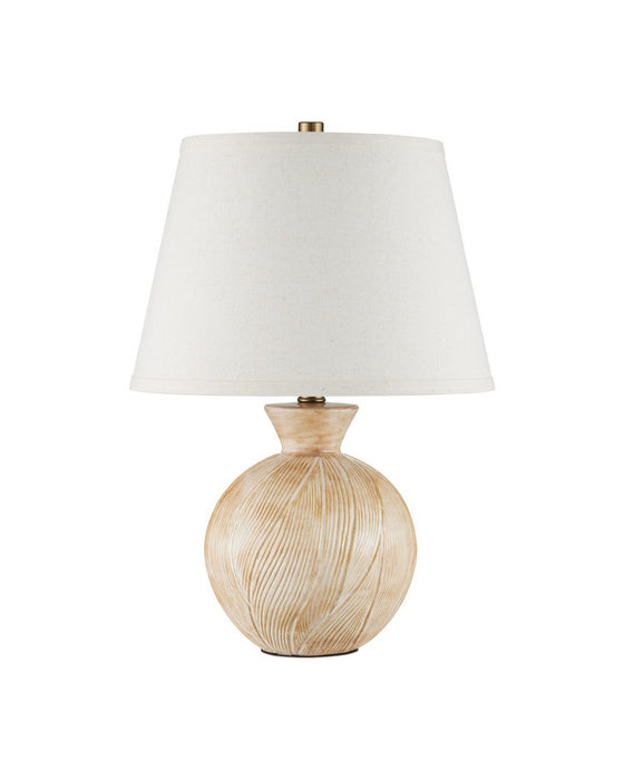 Currey and Company - 6000-1052 - One Light Table Lamp - Brushmark - Beige
