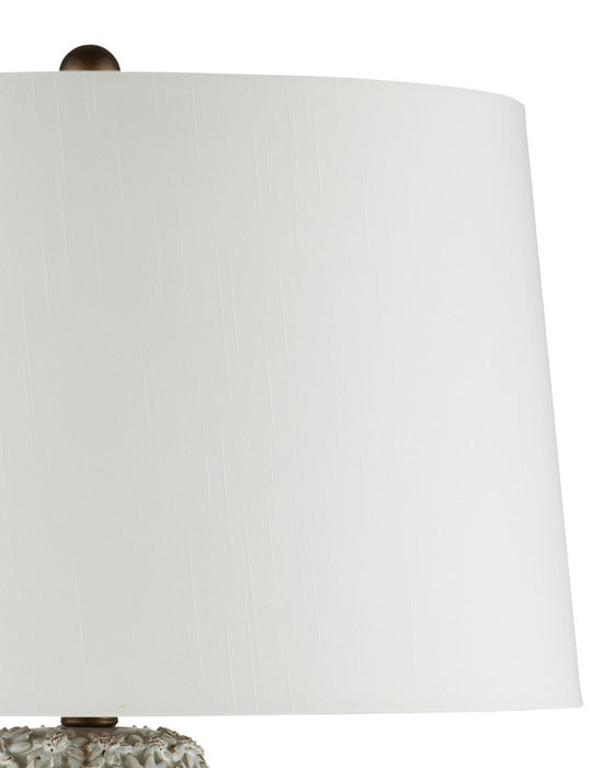 Currey and Company - 6000-1053 - One Light Table Lamp - Jessamine - White