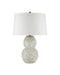 Currey and Company - 6000-1053 - One Light Table Lamp - Jessamine - White