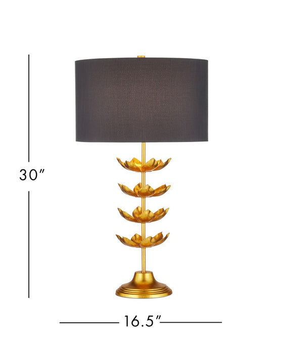 Currey and Company - 6000-1056 - One Light Table Lamp - Awakening - Gold Leaf