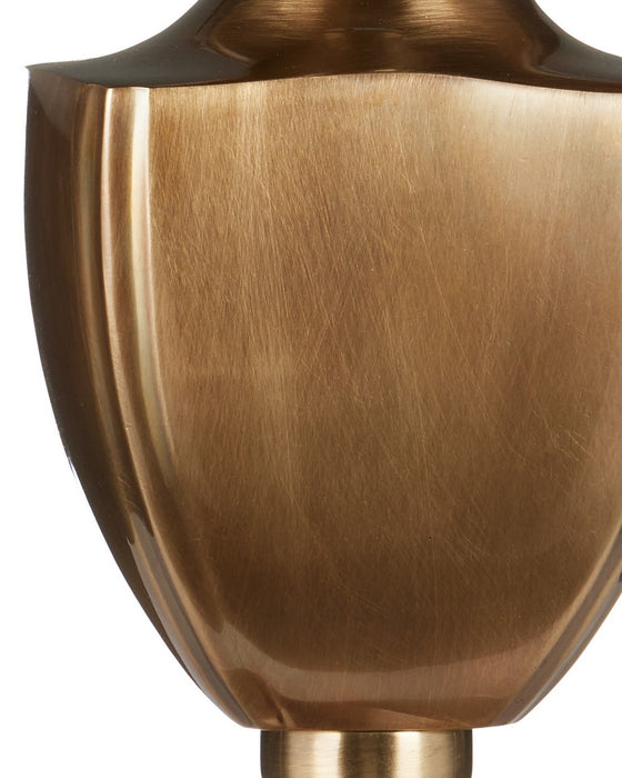 Currey and Company - 6000-1057 - One Light Table Lamp - Waddill - Antique Brass