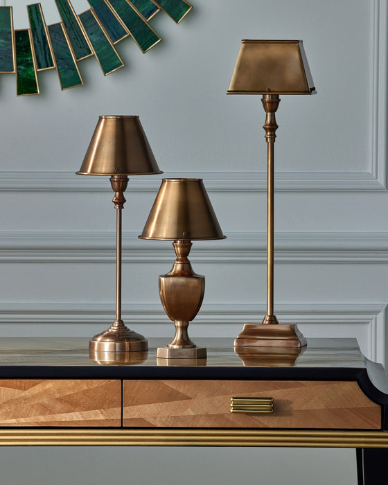 Currey and Company - 6000-1057 - One Light Table Lamp - Waddill - Antique Brass