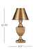 Currey and Company - 6000-1057 - One Light Table Lamp - Waddill - Antique Brass