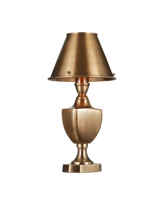 Currey and Company - 6000-1057 - One Light Table Lamp - Waddill - Antique Brass
