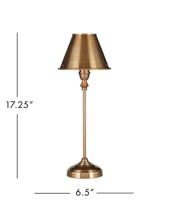 Currey and Company - 6000-1059 - One Light Table Lamp - Rowsay - Antique Brass