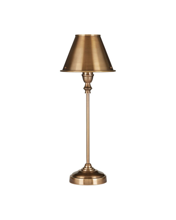 Currey and Company - 6000-1059 - One Light Table Lamp - Rowsay - Antique Brass