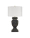 Currey and Company - 6000-1061 - One Light Table Lamp - Balustrade - Distressed Light Black