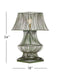 Currey and Company - 6000-1062 - One Light Table Lamp - Tuteurs - Distressed Green