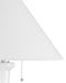 Currey and Company - 6000-1066 - Two Light Table Lamp - Classico - White/Clear/Polished Nickel