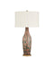 Currey and Company - 6000-1068 - One Light Table Lamp - Brielle - Pale Pink/Green/Brown/Gold Leaf