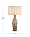 Currey and Company - 6000-1068 - One Light Table Lamp - Brielle - Pale Pink/Green/Brown/Gold Leaf