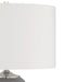Currey and Company - 6000-1071 - One Light Table Lamp - Lewes - Gray/Clear/Polished Nickel