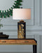 Currey and Company - 6000-1075 - One Light Table Lamp - Glasshouse - Black/Gold