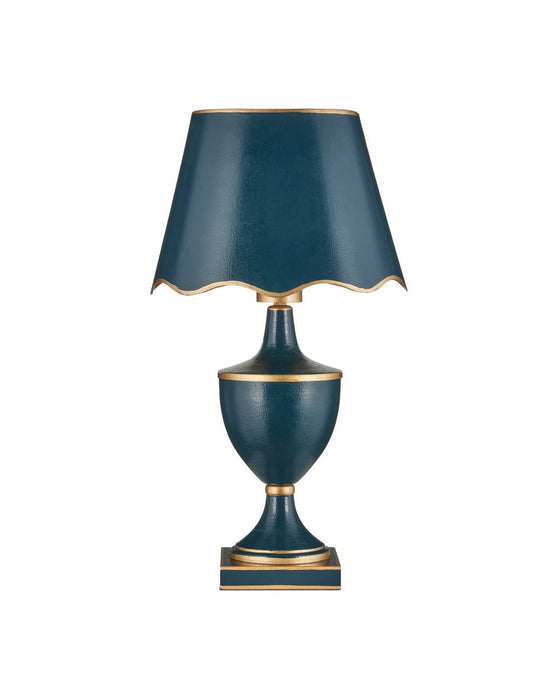 Currey and Company - 6700-0016 - LED Table Lamp - Travelogue - Navy/Gold