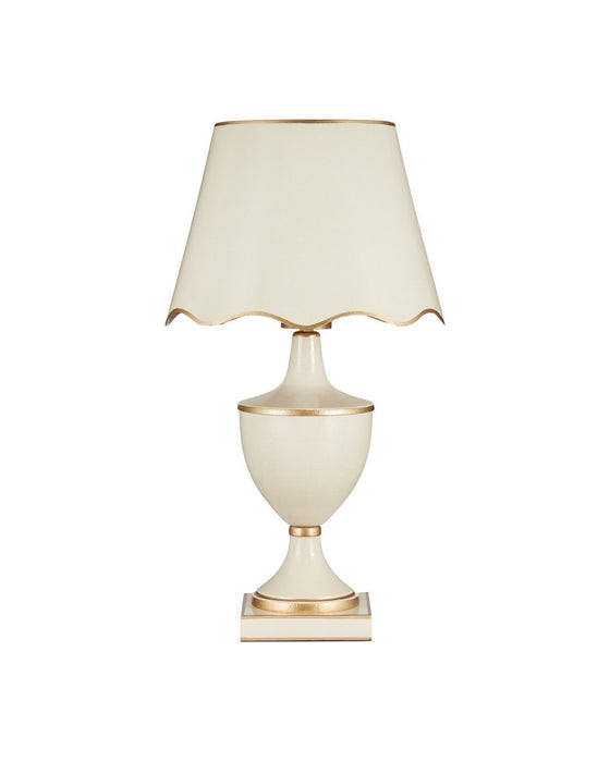 Currey and Company - 6700-0017 - LED Table Lamp - Travelogue - Ivory/Gold