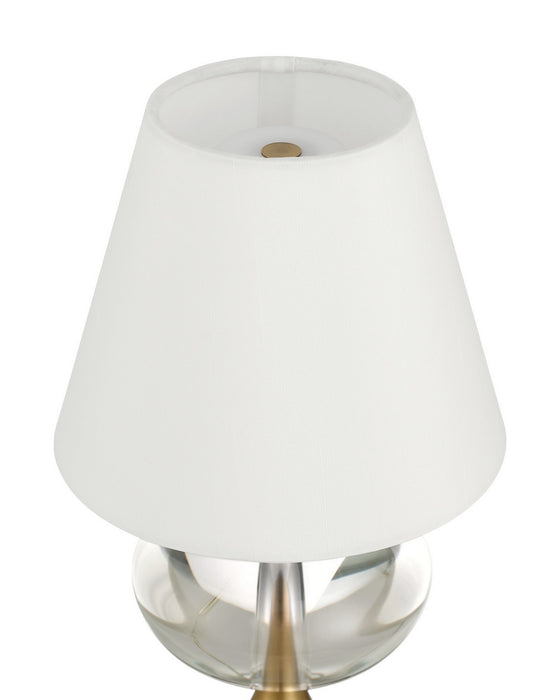 Currey and Company - 6700-0018 - LED Table Lamp - Sashay - Clear/Polished Antique Brass