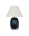 Currey and Company - 6700-0019 - LED Table Lamp - Danza - Blue/Clear/Polished NIckel