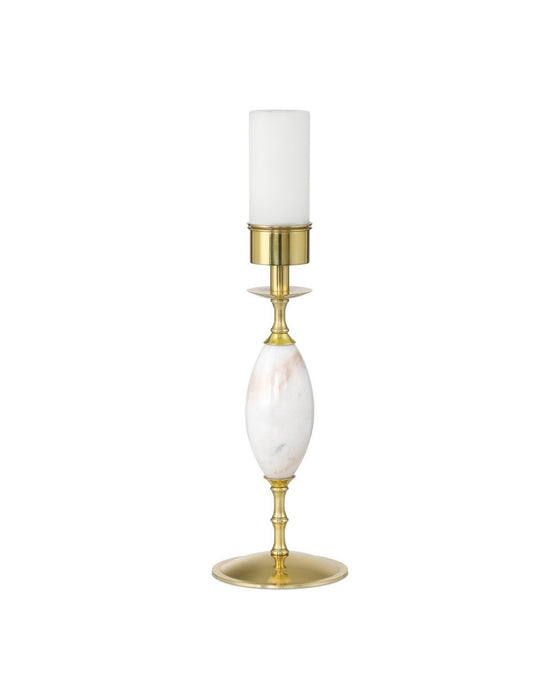 Currey and Company - 6700-0021 - LED Table Lamp - Marche - White/Brass
