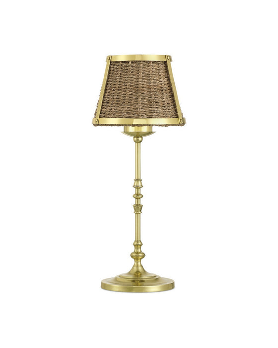 Currey and Company - 6700-0023 - LED Table Lamp - Deauville - Natural/Polished Brass