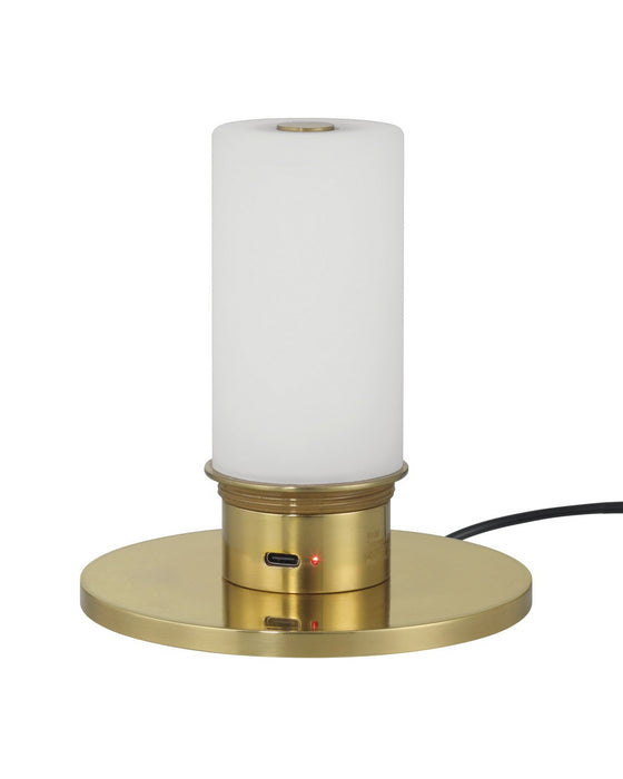 Currey and Company - 6700-0023 - LED Table Lamp - Deauville - Natural/Polished Brass