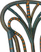 Currey and Company - 7000-1052 - Armchair - Benin Throne - Green/Orange