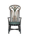 Currey and Company - 7000-1052 - Armchair - Benin Throne - Green/Orange