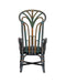 Currey and Company - 7000-1052 - Armchair - Benin Throne - Green/Orange