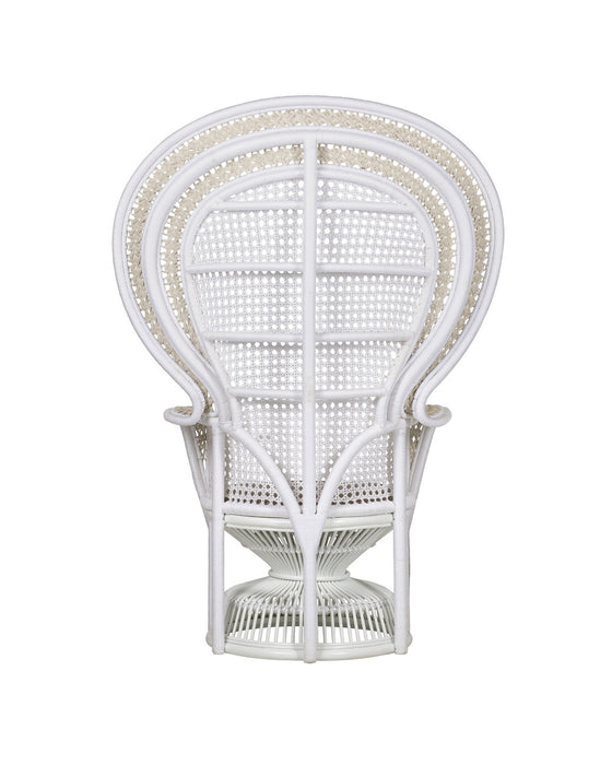 Currey and Company - 7000-1072 - Armchair - Emanuelle - White/Natural