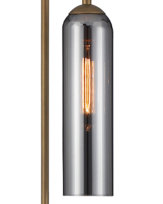 Currey and Company - 8000-0170 - LED Floor Lamp - Severn - Antique Brass/Oil Rubbed Bronze/Smoke