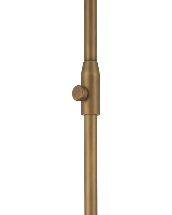 Currey and Company - 8000-0170 - LED Floor Lamp - Severn - Antique Brass/Oil Rubbed Bronze/Smoke