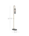 Currey and Company - 8000-0170 - LED Floor Lamp - Severn - Antique Brass/Oil Rubbed Bronze/Smoke