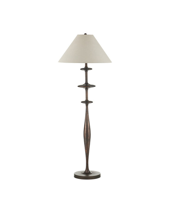 Currey and Company - 8000-0178 - One Light Floor Lamp - Aqueous - Dark Bronze