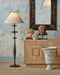Currey and Company - 8000-0178 - One Light Floor Lamp - Aqueous - Dark Bronze
