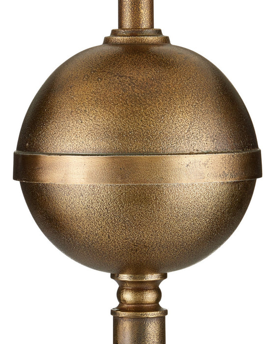 Currey and Company - 8000-0179 - One Light Floor Lamp - Boullee - Antique Brass