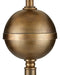 Currey and Company - 8000-0179 - One Light Floor Lamp - Boullee - Antique Brass