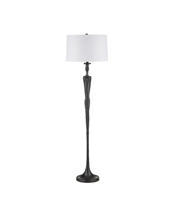 Currey and Company - 8000-0180 - One Light Floor Lamp - Mirage - Black