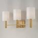 Capital Lighting - 159531AD-716 - Three Light Vanity - Adrian - Aged Brass