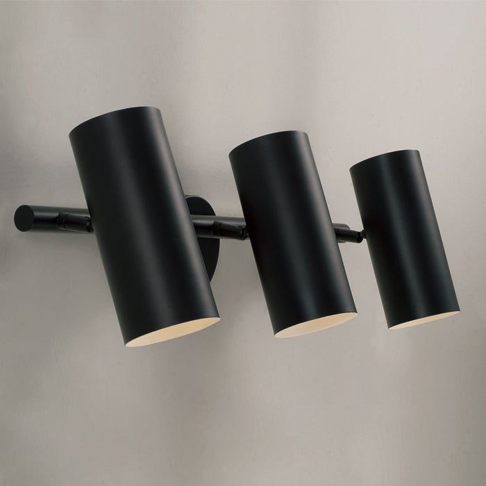 Capital Lighting - 161731MB - Three Light Vanity - Robbie - Matte Black