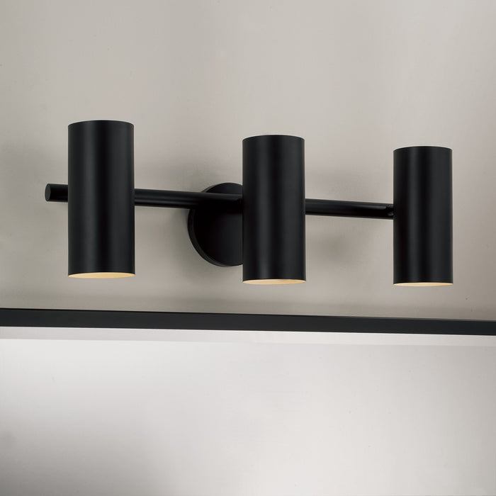 Capital Lighting - 161731MB - Three Light Vanity - Robbie - Matte Black