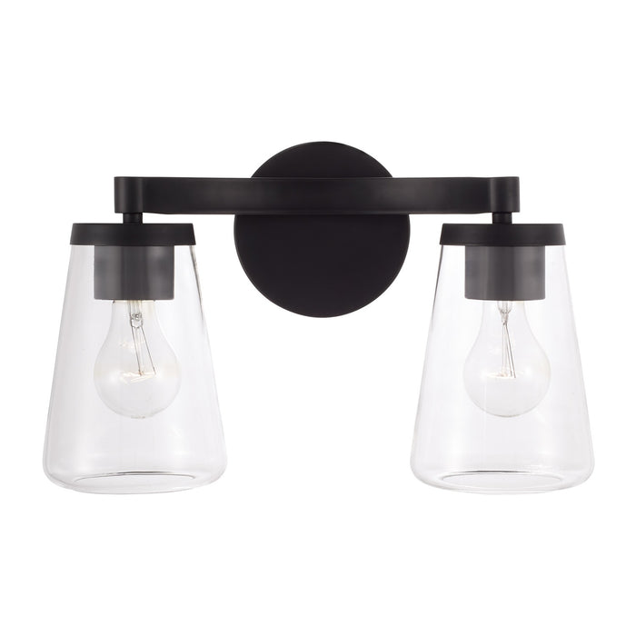 Capital Lighting - 161921MB-664 - Two Light Vanity - Aaron - Matte Black