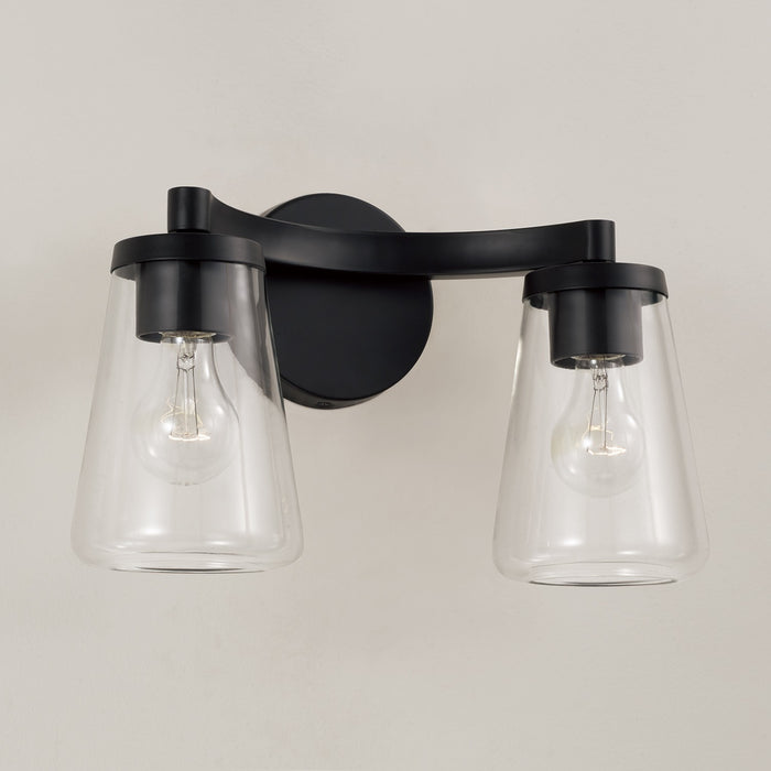 Capital Lighting - 161921MB-664 - Two Light Vanity - Aaron - Matte Black
